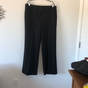 Black, 3 button wide leg pants